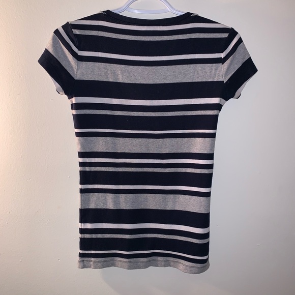 Tommy Hilfiger | Multi-Stripe V-neck T-Shirt - Picture 2 of 6